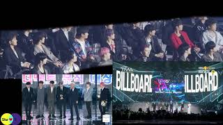 [ENG SUB] TMA 2019 IKON & MONSTA X reaction to BTS Daesang speech