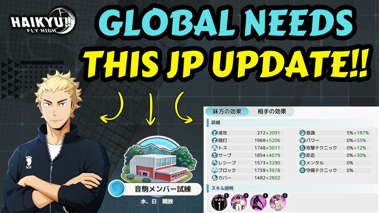 МИРУ НУЖНО ЭТО ОБНОВЛЕНИЕ НА ЯПОНСКОМ ЯЗЫКЕ!! - HAIKYU!! ВЗЛЕТИ ВЫСОКО