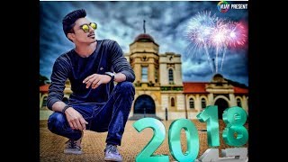 Happy New Year - 2018 || Photoshop Manipulation || Photoshop Photo Editing Tutorial by:-Vijay Editz screenshot 3