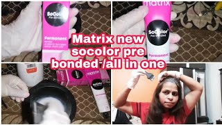 How to color hair with matrix  prebond socolor #matrixhair