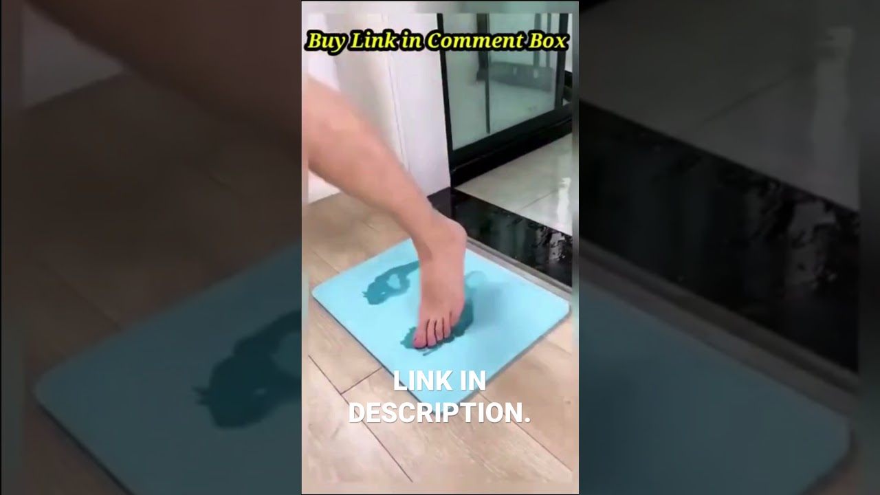 ANTI-SLIP BATHROOM DOOR MAT.BUY IT NOW.