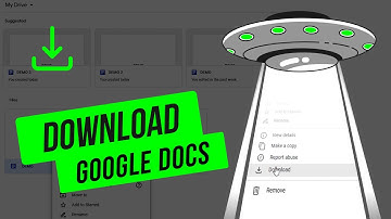 How to Save a Google Doc | Download Google Docs