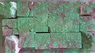 Fresh Gym Chalk Blocks | Green & Purple Mica Powder | ASMR | Crispy | Soft | Satisfying | Relax screenshot 4