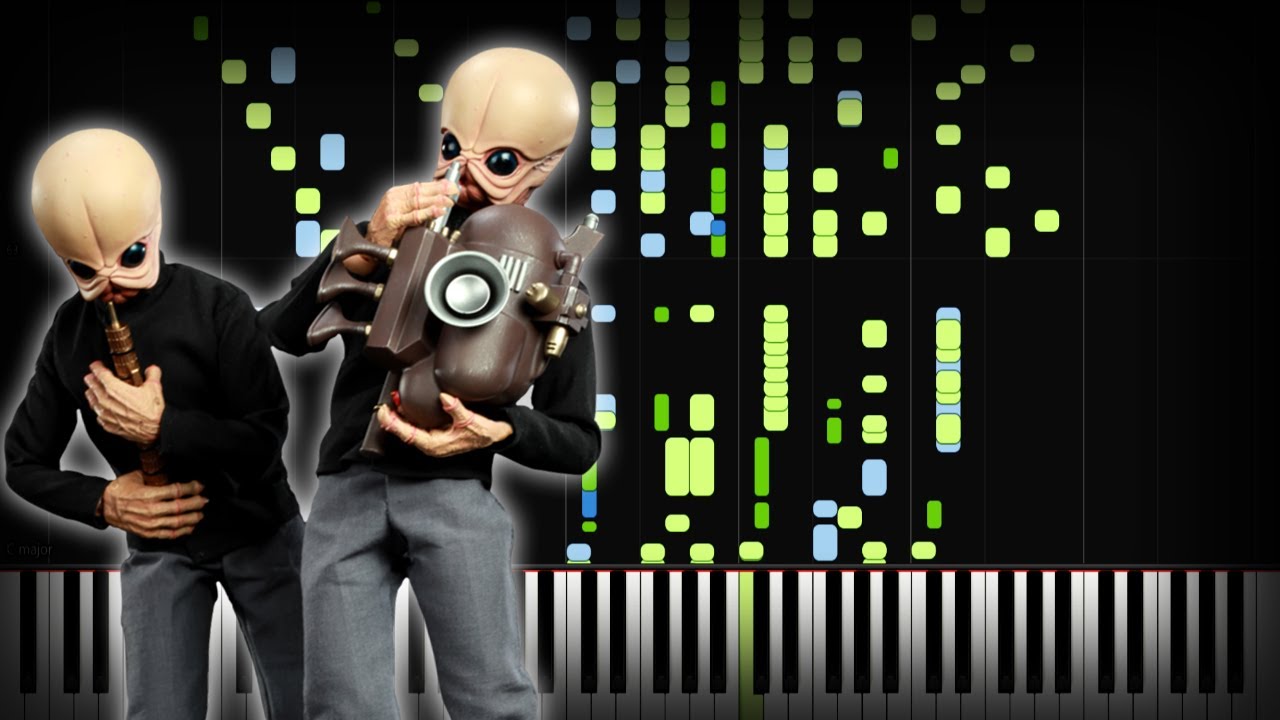 Star Wars - Cantina Band ▶ Synthesia / Piano