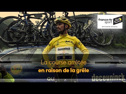 Vidéo: Tour de France 2019 : 19e étape annulée à cause de la grêle, de la neige et des coulées de boue
