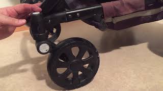 How to Lock the Front Wheels so They don't Swivel on a Britax Go Next / Brio Go