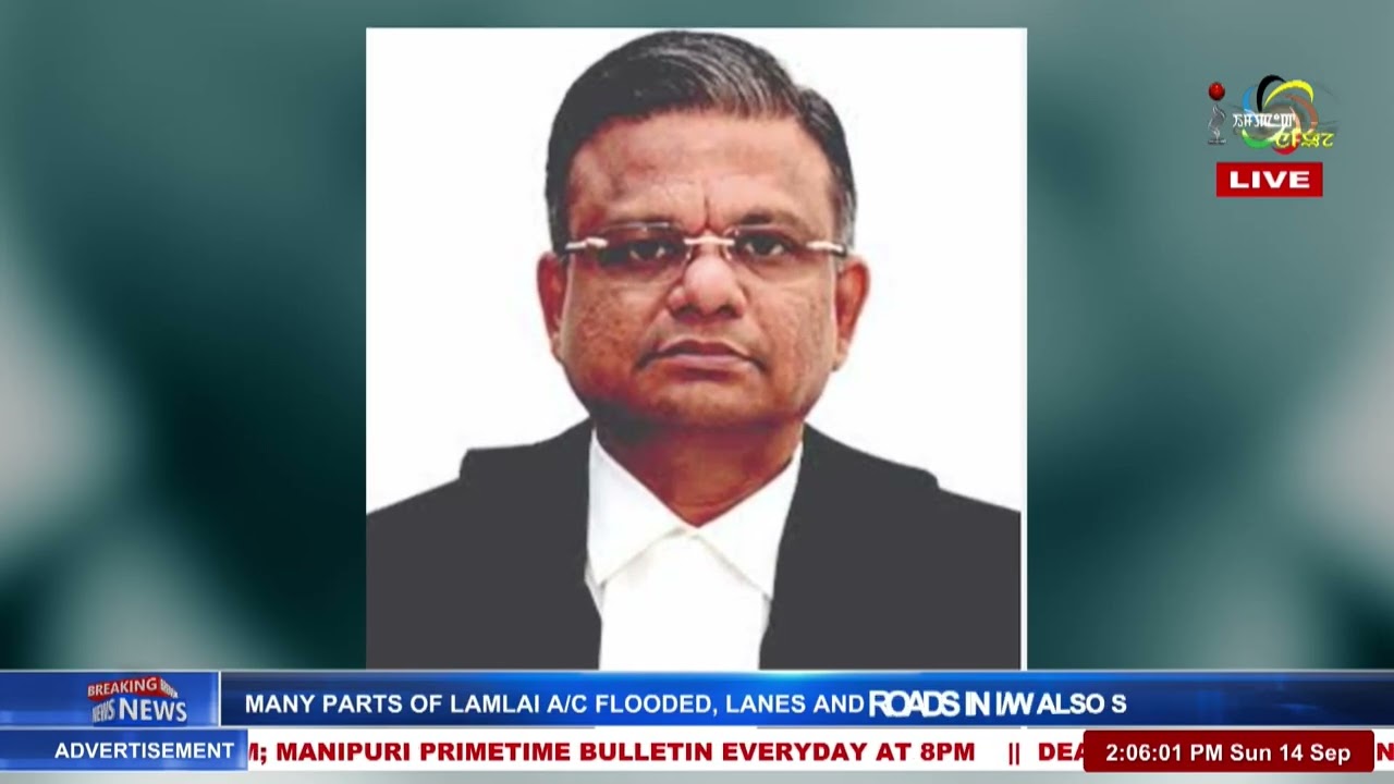 JUSTICE M SUNDAR APPOINTED AS NEW CHIEF JUSTICE OF MANIPUR HIGH COURT    | 14 SEP 2025