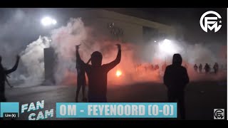 OM - Feyenoord (0-0) : Lacrymo, accrochages, supporters marseillais en colère et frustrés... FanCam