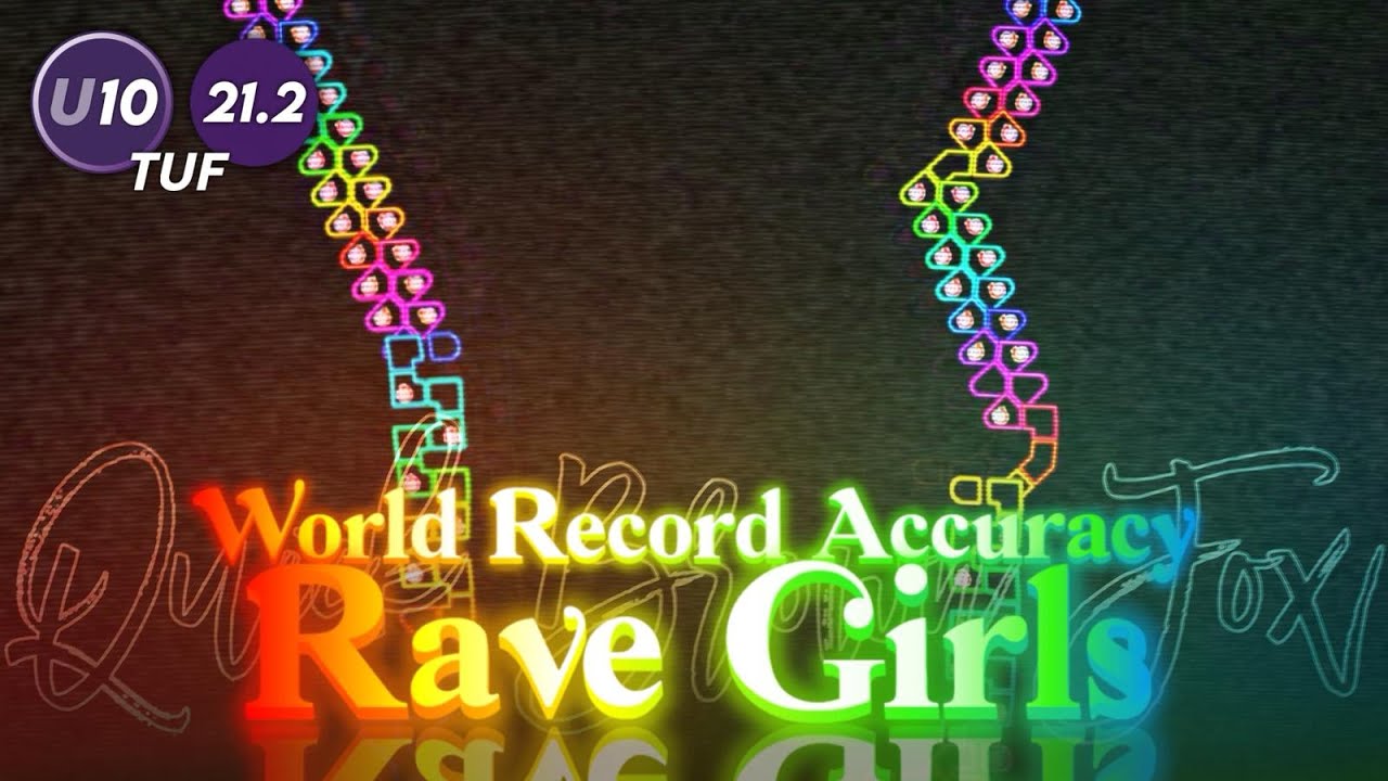 Guh dayum... || The Quick Brown Fox - Rave Girls WORLD RECORD ACCURACY!!!