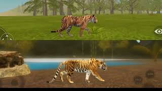 Wildcraft vs ultimate tiger simulator 2 😰😰😰