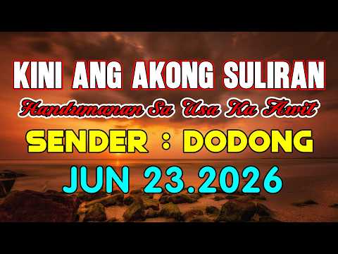 KINI ANG AKONG SULIRAN 5in1 | Sender - DADONG | Handumanan Drama Series | Jun 23.2026