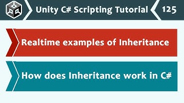 Realtime Examples of Inheritance in Games - Unity C# Scripting Tutorial 125 🚀