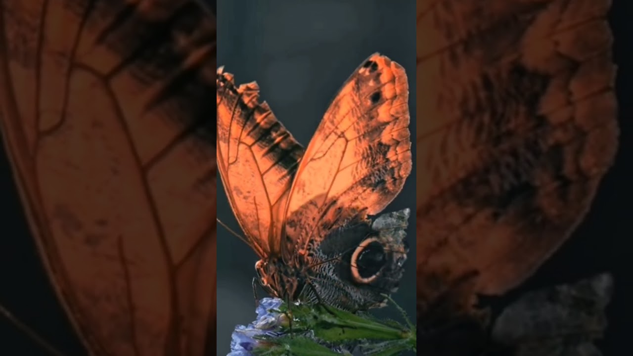 Butterfly wings movement  # Shorts