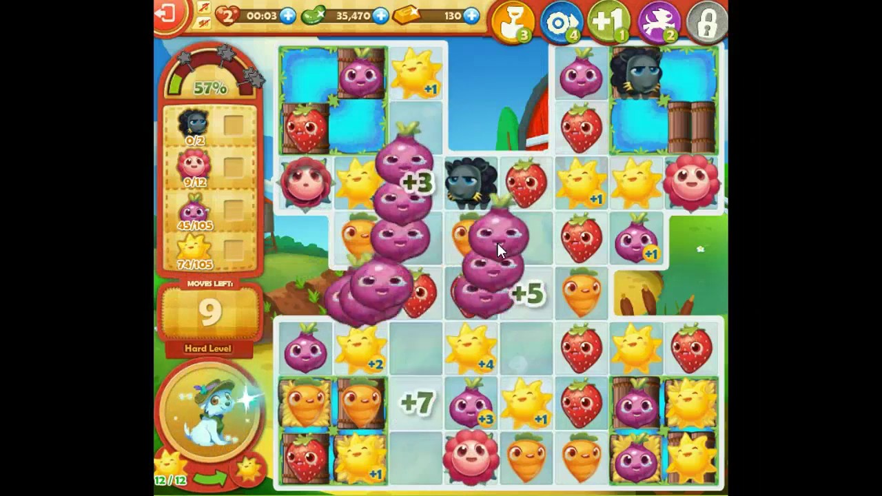 Farm Heroes Saga Level 1488 by the BLOGGING WITCHES ✔