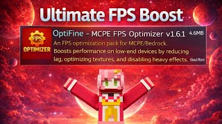 Optifine For MCPE 1.26+ (NO LAG + Smooth Gameplay) |  screenshot 5
