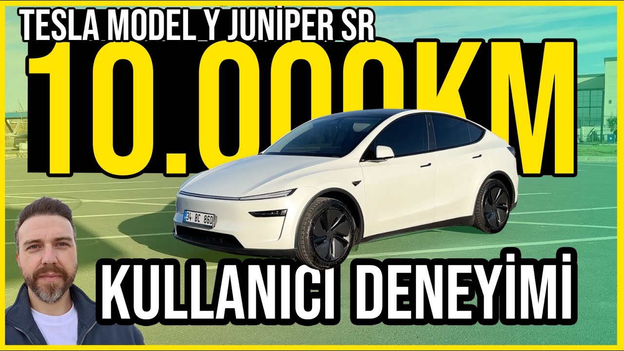 Tesla Model Y Juniper ile 10.000 KM: Artılar, Eksiler, Şarj, Menzil ve Servis🔋Kullanıcı Deneyimi!