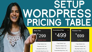 Setup Pricing Table In Wordpress Site Price Plan Updated