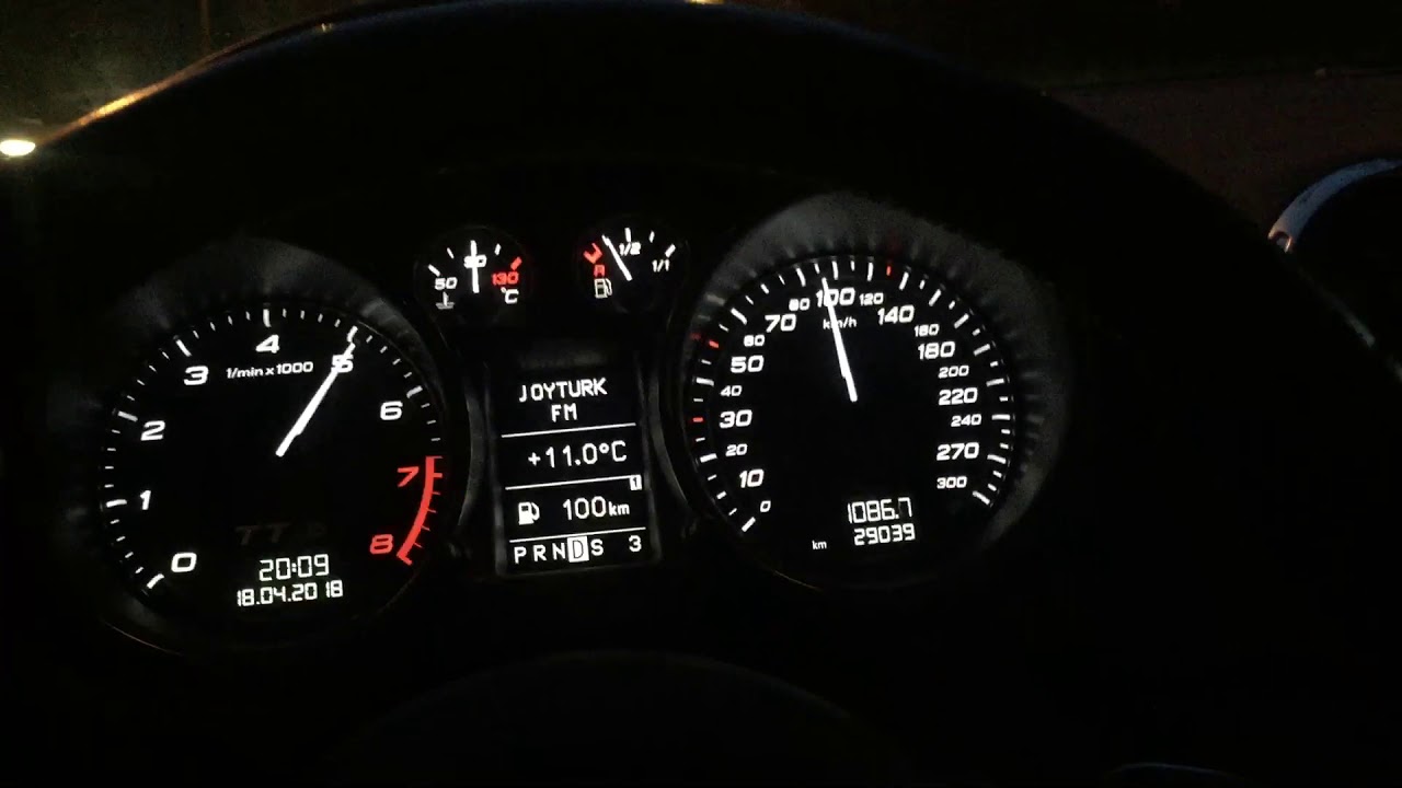 AUDİ TT S 0/100 DENEME