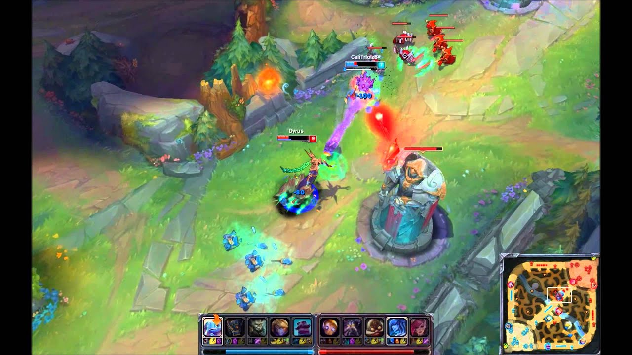 Dyrus outplays Calitrlolz8