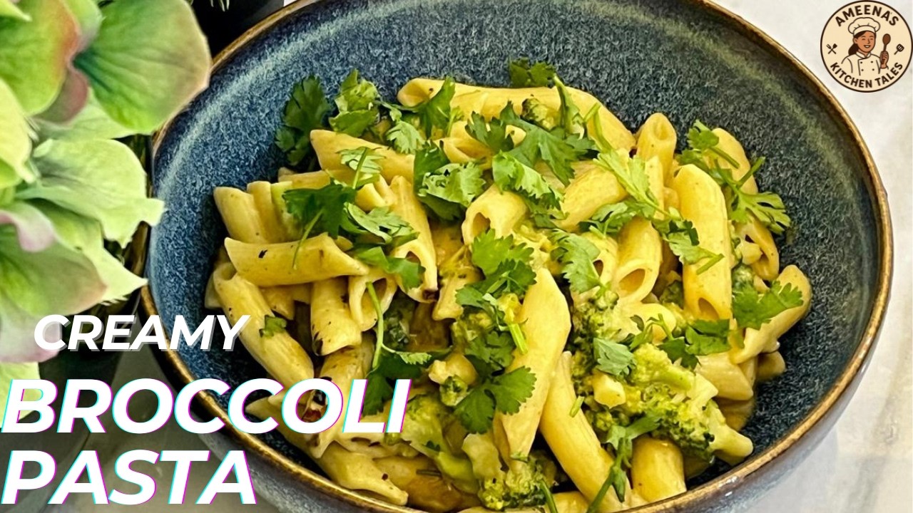 Creamy Broccoli Pasta Recipe | Indian Style Creamy Broccoli Pasta | Quick & Easy Veg Pasta