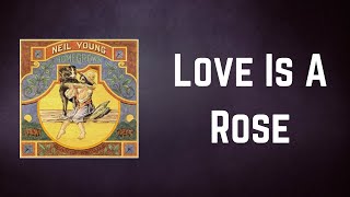 Neil Young - Love Is A Rose (Lyrics)