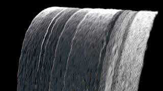 Lightwave Particle Flow Hypervoxels Waterfall Test