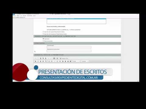 Presentar escrito