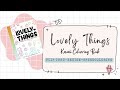  lovely things kawaii colouring book by amanda colours flip thru review  speed coloring