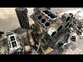 Runaway 2 Stroke Detroit Diesel and Ethered Cummins Engine Tear Down