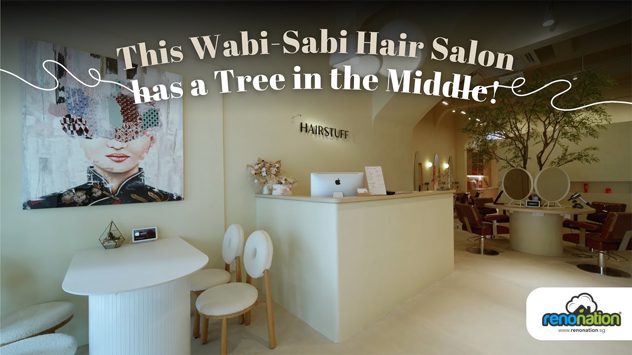 This Wabi-Sabi Hair Salon has a Tree in the Middle!