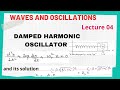Damped Harmonic Oscillator | Under Damped | Over damped | Critical Damped