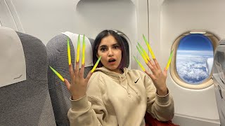 تحدي اعيش باطول اظافر بالعالم لمدة 24 ساعة | سافرت فيهم  ✈️ 😱