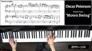 A Lick A Week! 76th Week: Oscar Peterson&#39;s INTRO on &quot;Moten Swing&quot;