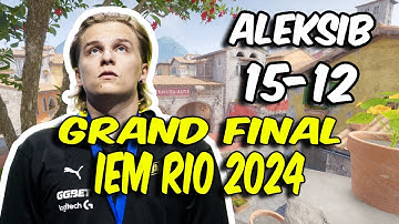 CS2 POV | NAVI Aleksib (15/12) vs MOUZ (Inferno) @ IEM Rio 2024 Grand final