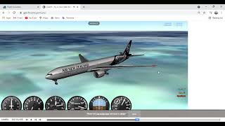 GeoFS   boeing 777 smooth landing @swiss001 butter screenshot 1