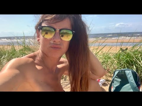 Didn't expect to find a naturist beach in this country so we stayed and made most of it