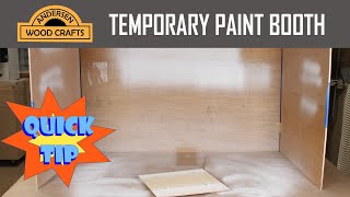 TEMPORARY PORTABLE PAINTING BOOTH