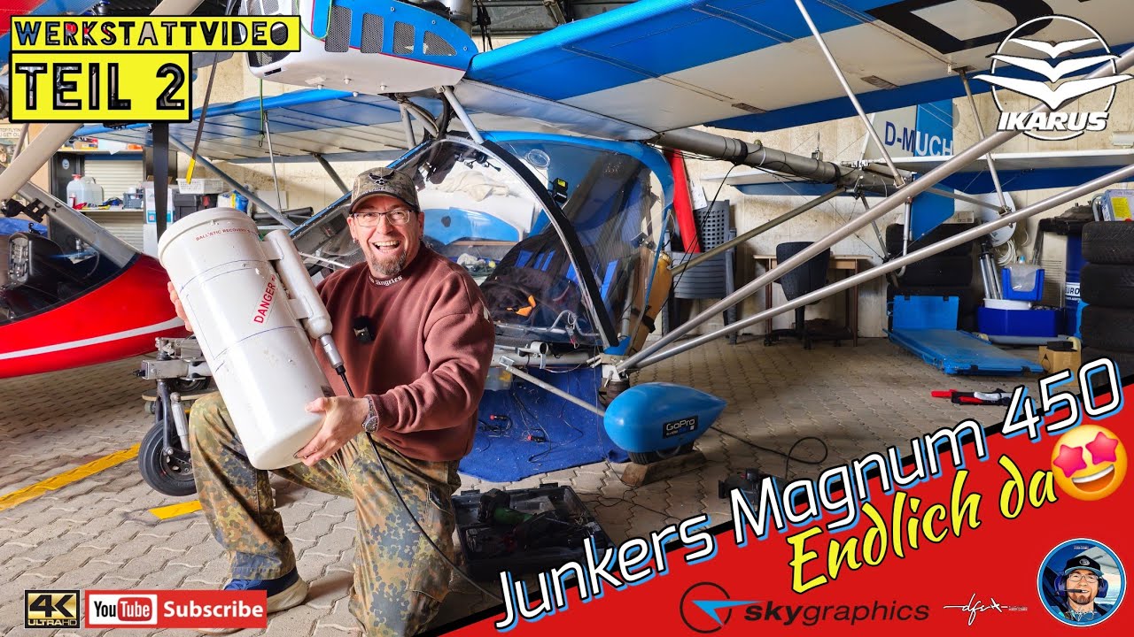 Junkers Magnum 450 ...Teil2 #ultraleichtflugzeug #werkstatt #junkersrettung