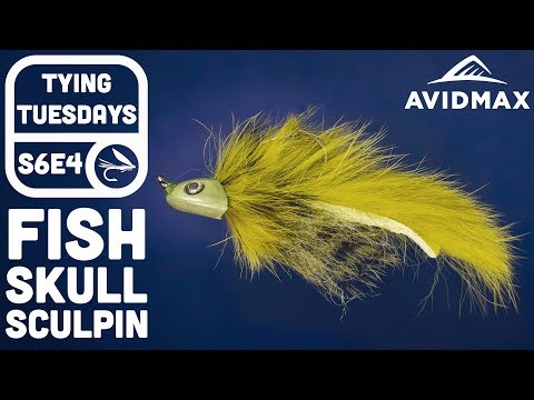 How to Tie the Fish Skull Sculpin fly tying video