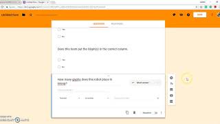How to use Google Forms to make a Scouting Sheet.