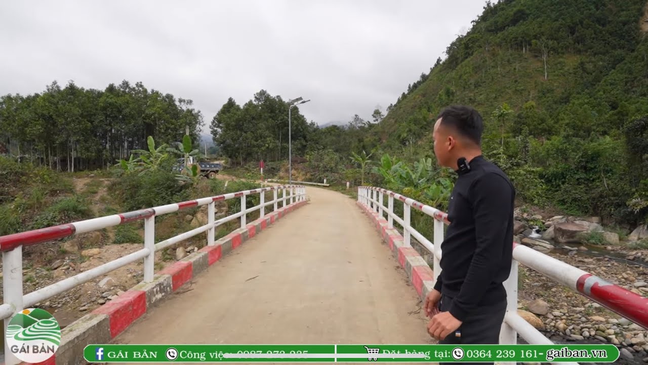 Qua cầu Nà Hát đào cây về trồng sau 1 năm ô tô xuống ruộng sợ thật - Thăm lại cầu cùng dân bản