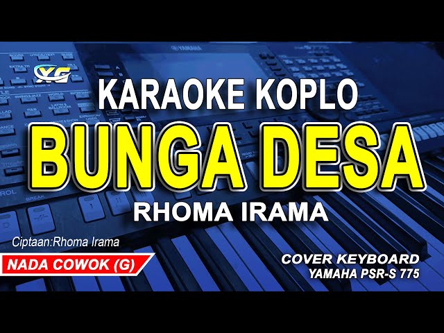 Karaoke koplo Raib (Bunga Desa) - Rhoma Irama || Nada Cowok / Pria class=