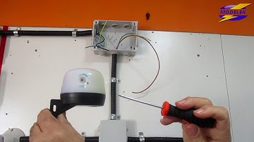 MONTAJE DE INTERRUPTOR CREPUSCULAR