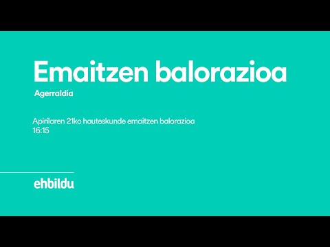 Agerraldia | Hauteskunde emaitzen balorazioa