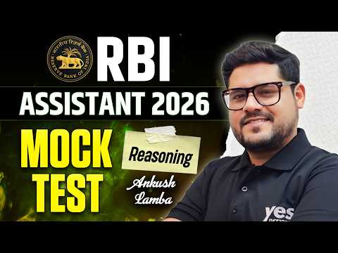 💯 Rbi Assistant 2026 Reasoning Mock Test | Score 35/35 | Most Expected Questions | Ankush Lamba