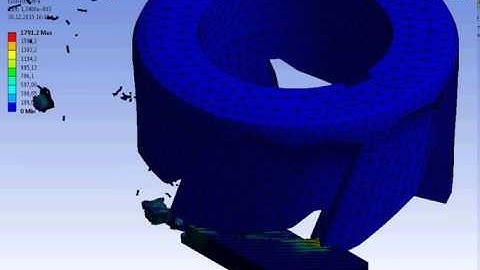 Ansys Workbench explicit dynamics shell end milling of Ti6Al 4V example 4