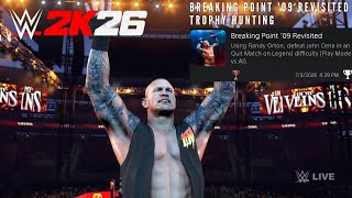 WWE 2K26 TROPHY HUNTING - Breaking Point '09 Revisited