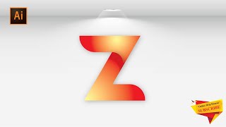 Letter Z Logo Design | Illustrator Tutorial | How to make logo design in Adobe Illustrator CC