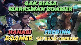 GAK BIASA META MARKSMAN ROAMER SET EMBLEM+BUILD FREDRINN TERBARU #mobilelegends #fredrinnmlbb #build