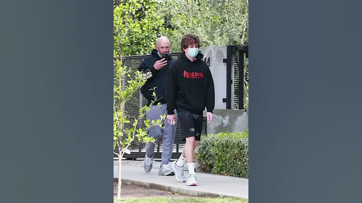 Charlie Puth out  in LA  February 22, 2021.